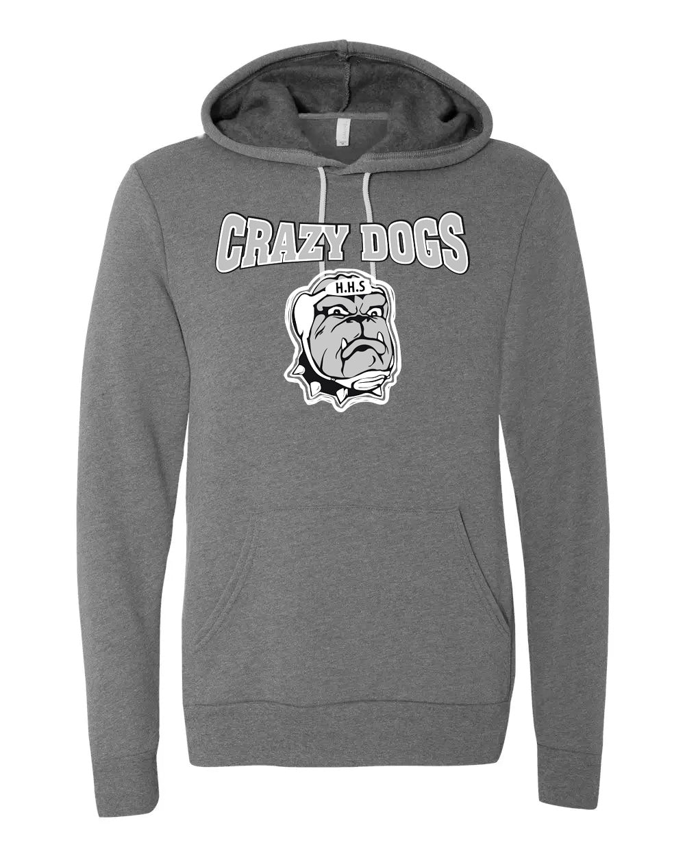 VINTAGE HHS CRAZY DOG Hoodies | Unsettled Apparel