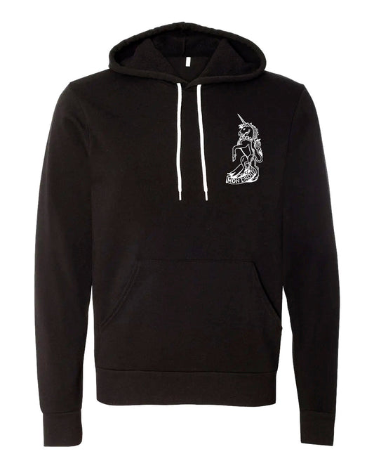 SHACKLED UNICORN CREST Hoodies | Unsettled Apparel