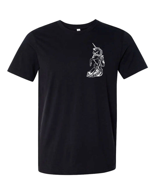 SHACKLED UNICORN CREST T-Shirts | Unsettled Apparel