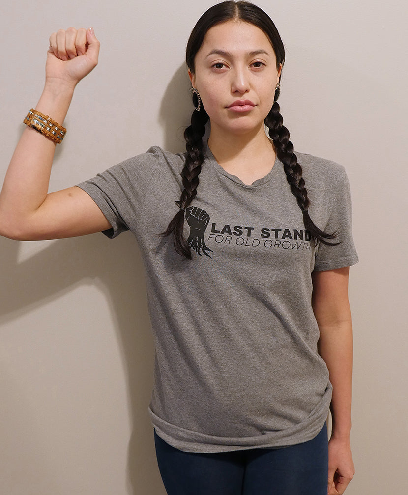 Last Stand For Old Growth | Repurposed T-shirt | Unsettled Apparel