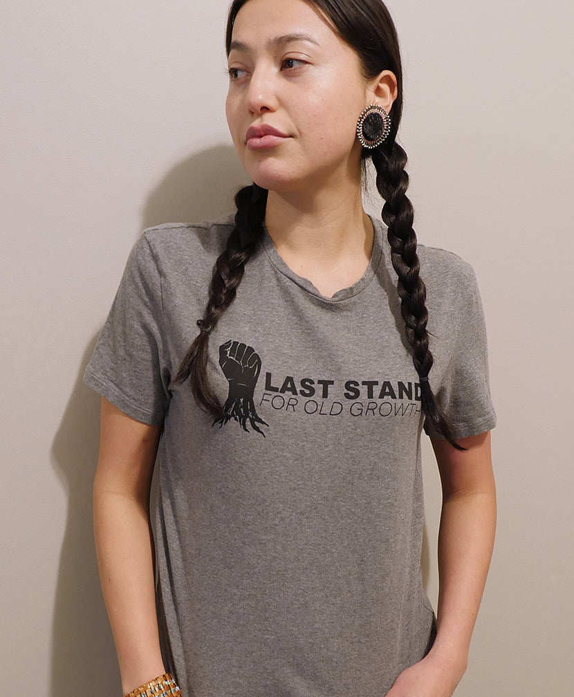 Last Stand For Old Growth | Repurposed T-shirt | Unsettled Apparel