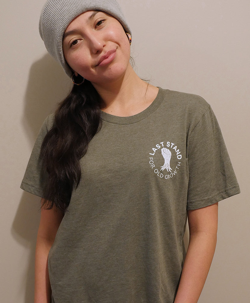 LAST STAND FOR OLD GROWTH UNISEX T-Shirt | Breast Crest | Unsettled Apparel